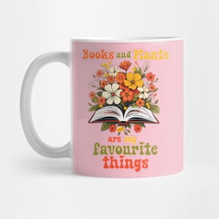 Books and Gardening Mug